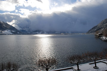 Zeller_See lake. Zell am See, Austria
