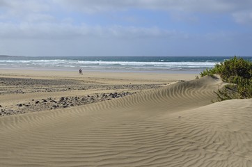 Sanddünen an der Playa de Famara, Lanzarote