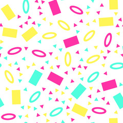 Colorful geometric seamless pattern