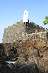 Fototapeta na wymiar Historic Castillo San Miguel in Garachico on Tenerife Island, Canary Islands, Spain