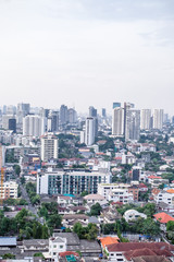 Fototapeta premium city buildings with blue sky
