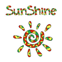 Sunshine Doodle Illustration