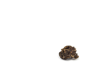 Medicinal cannabis isolated on white background