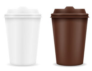 paper cup for coffee stock vector illustration