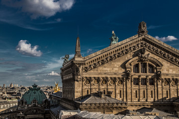 From the roofs of Paris, France