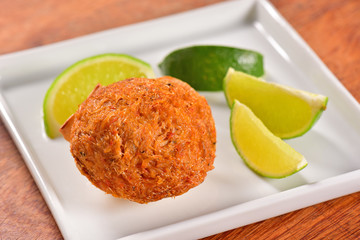 Crab cake appetizer