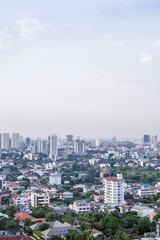 Obraz premium 10 November, 2017: City buildings at Ekamai Bangkok Thailand