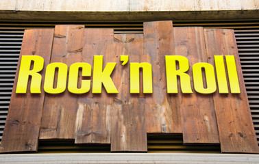 Schild 222 - Rockn Roll