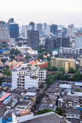 Fototapeta na wymiar 10 November, 2017: City buildings at Ekamai Bangkok Thailand