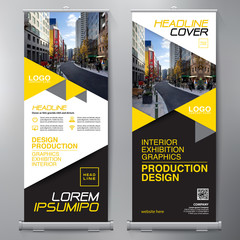 Business Roll Up. Standee Design. Banner Template. Presentation and Brochure Flyer. Vector illustration - 180264707