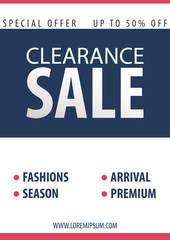 Obraz premium Sale poster or Flyer design. Discount background for the online store, shop, promotional leaflet, poster, banner. Vector illustration.