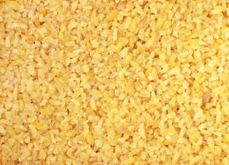 Bulgur close up