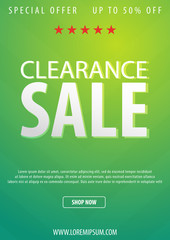 Sale poster or Flyer design. Discount background for the online store, shop, promotional leaflet, poster, banner. Vector illustration.