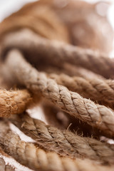 Altes Seil aus Sisal Naturfaser