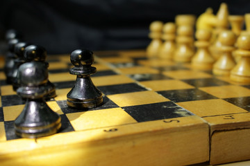 the figures on the chess Board