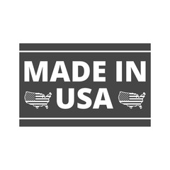 Made in USA - Vector illustration