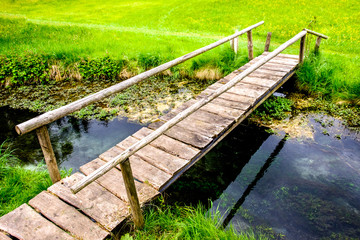 old wooden bridge