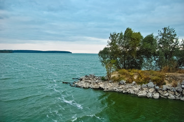 Cold November on the Dnieper River