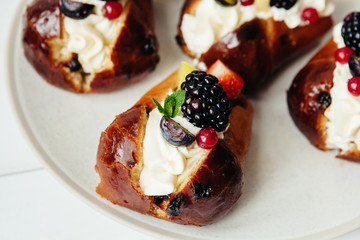 tasty and beautiful dessert