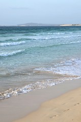 Plage du Cap-Vert, île de Boa Vista