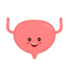 Strong healthy happy bladder character