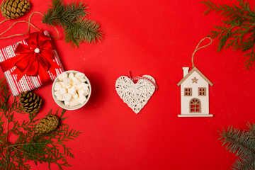 Christmas gifts with a decor
