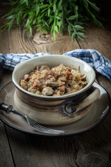 Traditional polish sauerkraut (bigos).