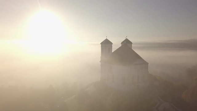 The sun shines upon the church bestowing its warmth.