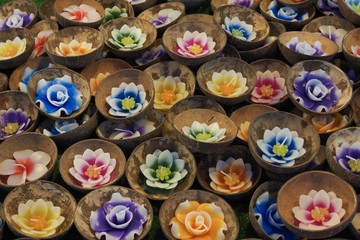 Various colors on Loy Krathong