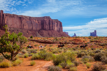 Horseback in Monument Valley