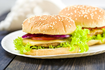 cheeseburger quick and tasty breakfast