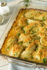 Homemade Cheesy Fennel Gratin