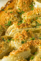 Homemade Cheesy Fennel Gratin