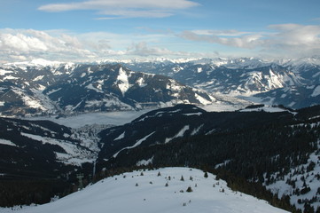 Winter mountains. Tyrol, Austria