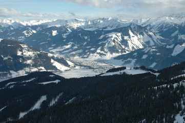 Winter mountains. Tyrol, Austria