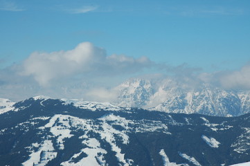Fototapeta na wymiar Winter mountains. Tyrol, Austria