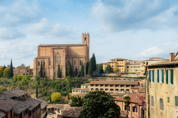 Basilica di San Domenico , Siena, Tuscany, Italy
