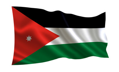 Jordan flag. A series of 