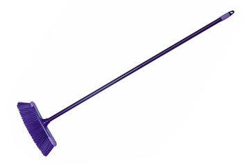 Cleaning broom isolated on the white background
