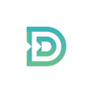 Letter D Logo Template Vector illustration