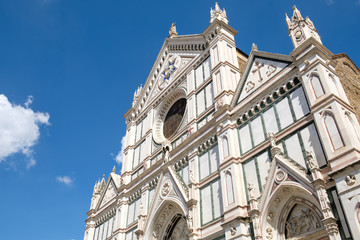 Obraz premium The Basilica of Santa Croce in Florence