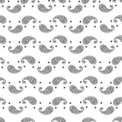 Paisley seamless pattern