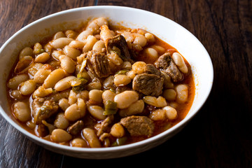 Turkish Baked Beans with Meat / Etli Kuru Fasulye.