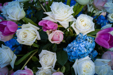 roses flower decoration for wedding event