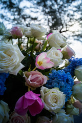 roses flower decoration for wedding event