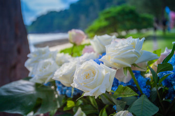 roses flower decoration for wedding event
