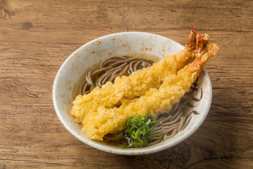 天ぷらそば Tenpurasoba (New Year's Eve buckwheat noodle