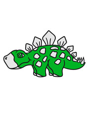 stegosaurus süß niedlich klein pflanzenfresser echse dino saurier dinosaurier groß comic cartoon freundlich