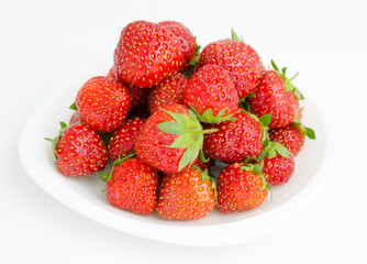 fresh ripe strawberries
