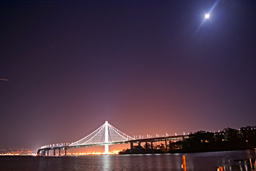 San Francisco Brücke Nacht
